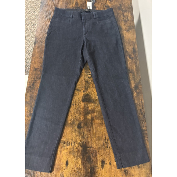 Banana Republic Pants - Banana Republic Sloan Crop Women’s Pants Size 4 Denim Dark Blue Office NWT